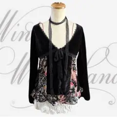 フェアリーグランジ ベロア トップス