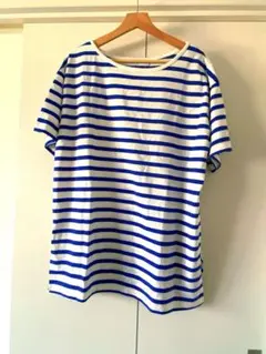 グリーンパークス　ボーダーチュニックTシャツ⚠️つけ襟なし　最終価格