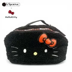 ✨新品タグ付 レスポートサック×ハローキティ コラボ ボアポーチ ブラック