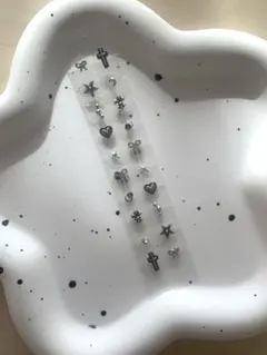 耳つぼジュエリー【安心の匿名配送】即時発送　シルバー　アンティークシルバー