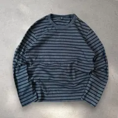 も*ち様 好配色 OLD UNIQLO ボーダーロンT y2k 平成archiv
