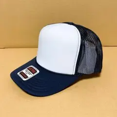 OTTOメッシュキャップ☆ツートンネイビー☆白紺ハーフ☆白ネイビー！