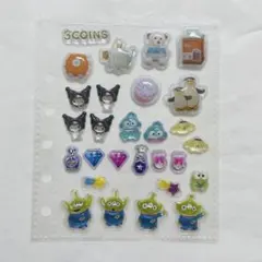ぷっくりシール　ボンボンドロップシール　プチドロップシール　サンリオ