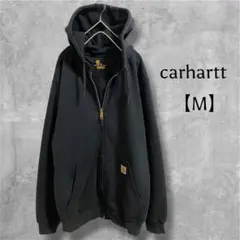 carhartt カーハート　裏起毛パーカー　ブラック　Mサイズ　メンズ　黒色