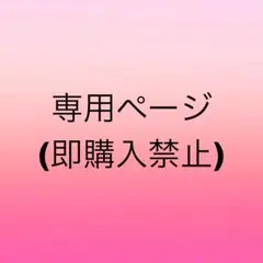 専用のため購入はご遠慮ください