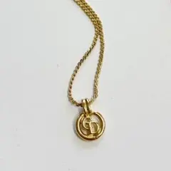 【美品】ディオール　CD ロゴ ゴールド ネックレス
