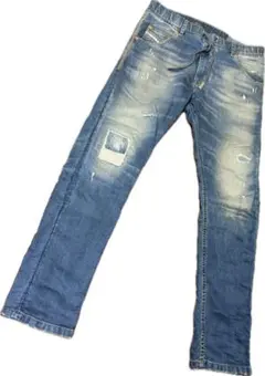 【DIESEL】KROOLEY-NEダメージデニムW28