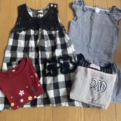 女の子　110 夏服 ワンピース・トップスセット
