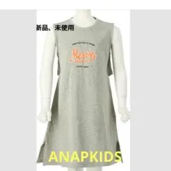 未使用！120.ANAPKIDS、背中開きノースリーブワンピース、トップス