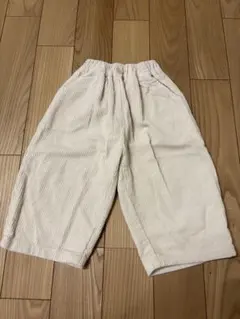 BAKER コーデュロイワイドパンツ ベージュ 90 ベビー ボトムス