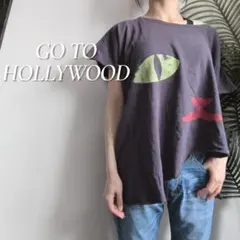 GO TO HOLLYWOOD フレンチスリーブビックプリントヘムTシャツ 猫のサムネイル