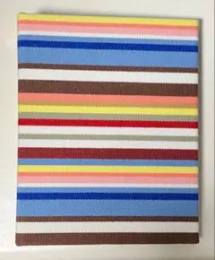 ストライプ柄 リングバインダー