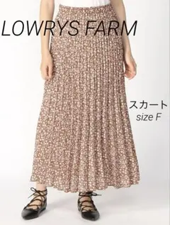 LOWRYS FARMキャシャミエプリーツ♡スカート