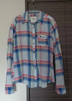 Abercrombie&Fitch　長袖シャツ　チェック&小花柄