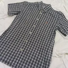 A BATHING APE エイプ ギンガムチェックシャツ 半袖 Sサイズのサムネイル