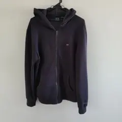 Armani Exchange ネイビー フルジップパーカー　A/X