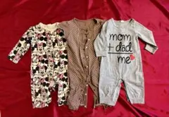 ロンパース3枚セット