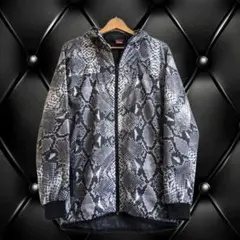 PUMA スネークプリント ウーブンジャケット modern sport