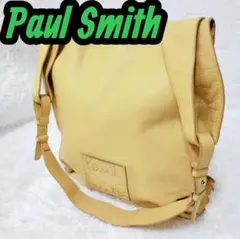 Paul Smith ショルダーバッグ　レザー　 イエロー　本革　　3WAYのサムネイル