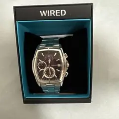 WIRED ワイアード 腕時計 クロノグラフ メンズ（電池切れ・箱付き）