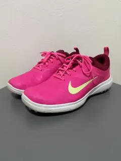 【着用２回】Nike ゴルフシューズ ピンク 23.5cm