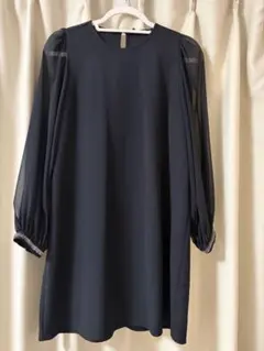【値下げ】ZARA ブラックビジューワンピース（M size）
