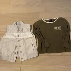 【コムサ】ロンT andベストの2点セット！