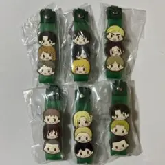 一番くじ　進撃の巨人　I賞　ぽこっとちゃーむ　6種　セット