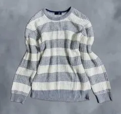 平成ギャルY2Kボーダーニットセーターフェアリーグランジarchiveお兄系