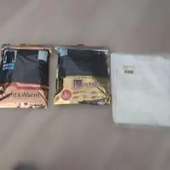 Light & Warm 長袖 M新品 ファイバーヒート ハイネック計3枚