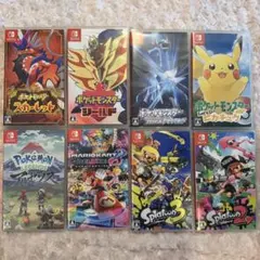 Switch カセット まとめ売り ポケモン スプラ マリオ