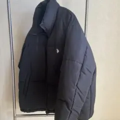 US POLO ASSN. ブラック ダウンジャケット M