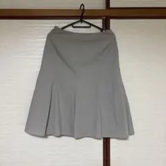COMME CA ISM グレー プリーツスカート Mのサムネイル