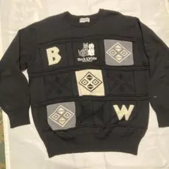 Black & White セーター LLサイズ。ゴルフセンター日本製。