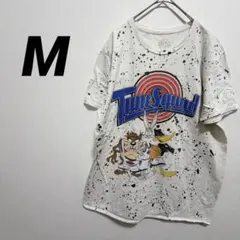 スペースジャム チュースクワッド Tシャツ M バッグスバニー 映画 古着のサムネイル