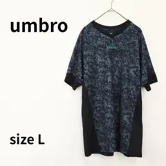 umbro　半袖VネックドライTシャツ　Lサイズ　S-354