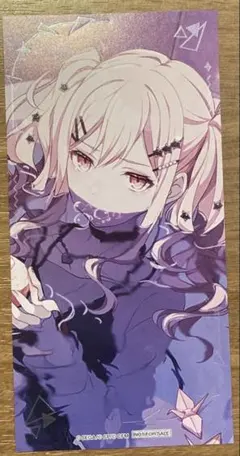 プロセカ アニメイト　特典　箔押し　イラストカード　天馬咲希