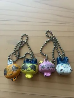 たまごっち 鈴つきキーホルダー 4個セット まとめ売り
