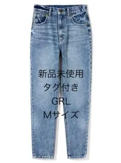 【新品未使用タグ付き】GRL ハイウエストテーパードデニムパンツ cu157