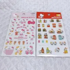 韓国 ダイソー ハローキティ キティ ぷっくり シール 新品未開封