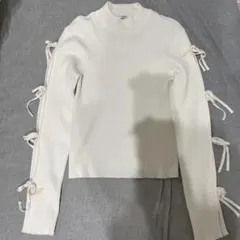 INGNI 春ニット袖リボン