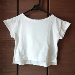 チャコット　ホワイト 半袖 Tシャツ クロップド丈のサムネイル