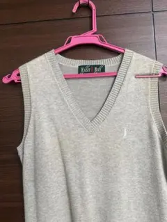 EAST BOY ベージュ Vネック スクールベスト