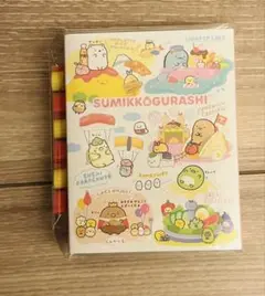 新品！すみっコぐらしメモパッド6柄120枚ミニ消しゴム付☆