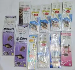 釣り仕掛け 釣り針 まとめ売り 11点セット