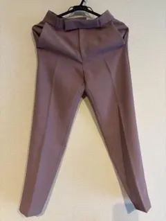 パープル カジュアルパンツ