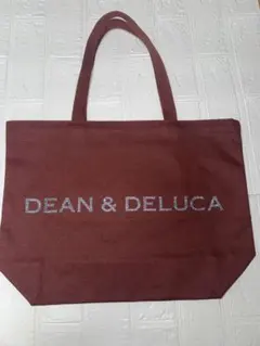DEAN & DELUCA チャリティートートバッグ ボルドーLサイズ