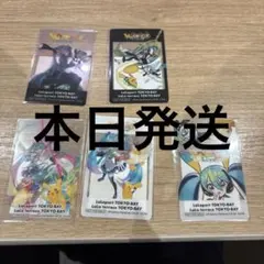 ポケモン 初音ミク ポケミク　ららぽーと 特典 クリアカード 全5種