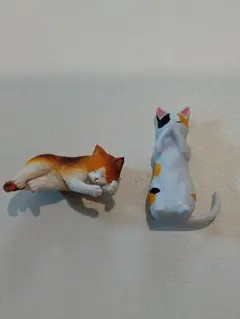合掌　寝ている　猫のフィギュア　 まとめ売り　ガチャガチャ
