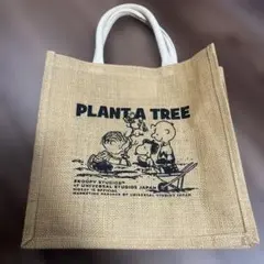 スヌーピートートバックジュートバッグジュートSNOOPY